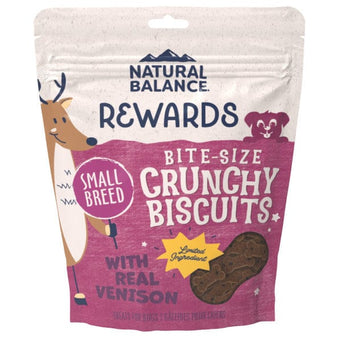 Natural Balance Natural Balance Crunchy Biscuits With Real Venison Small Breed Recipe, 8oz