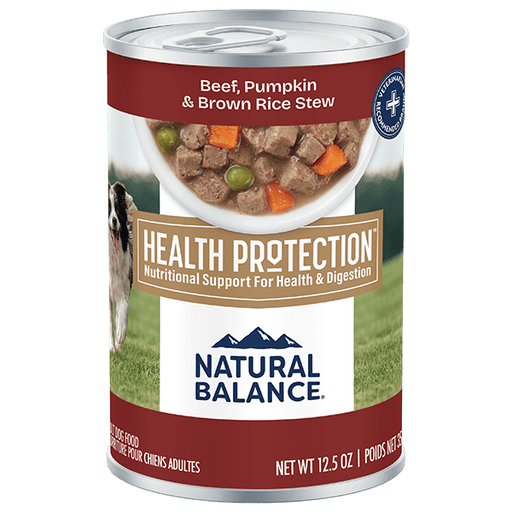 Natural Balance Health Protection Beef & Pumpkin Stew Recipe Canned Dog Food