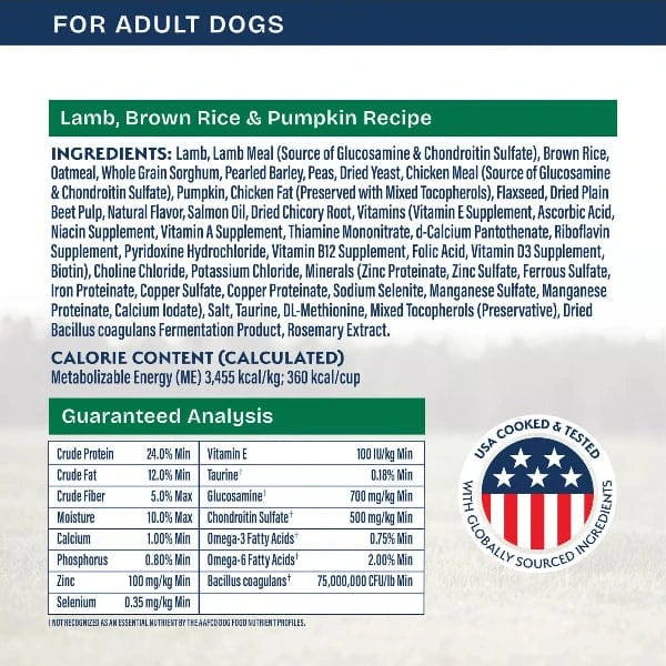 Natural Balance Natural Balance Health Protection Lamb, Brown Rice & Pumpkin Recipe Adult Dry Dog Food