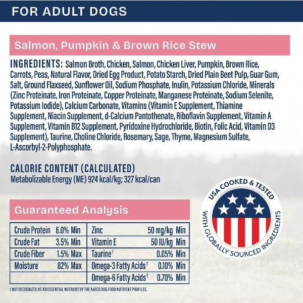 Natural Balance Natural Balance Health Protection Salmon & Pumpkin Stew Recipe Canned Dog Food
