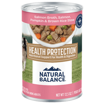 Natural Balance Natural Balance Health Protection Salmon & Pumpkin Stew Recipe Canned Dog Food
