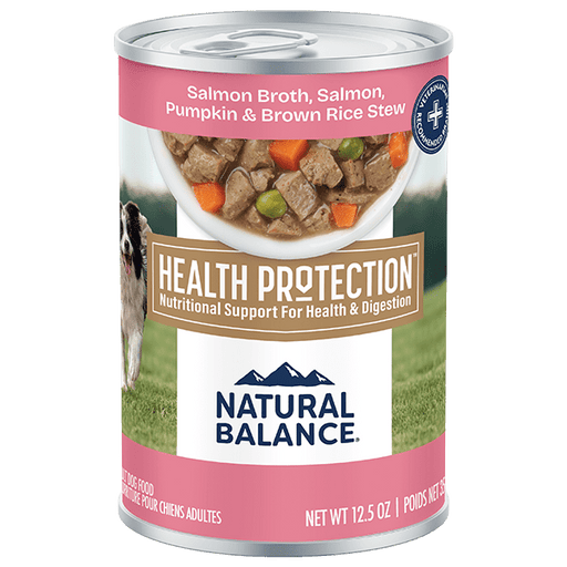 Natural Balance Health Protection Salmon & Pumpkin Stew Recipe Canned Dog Food