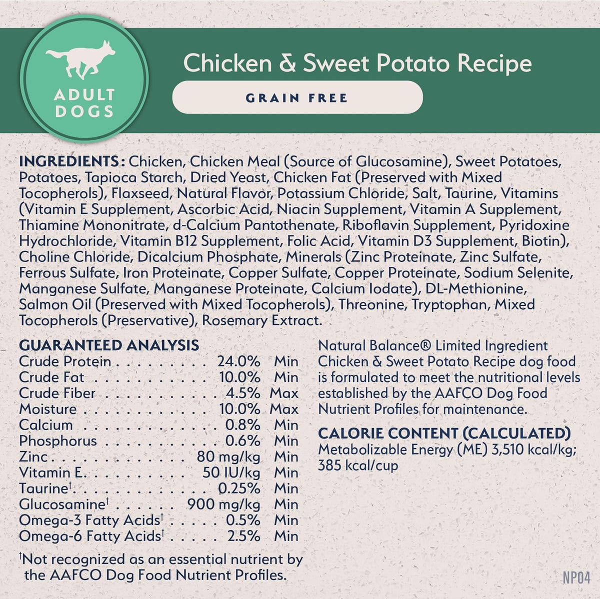 Natural Balance Natural Balance Limited Ingredient Chicken & Sweet Potato Recipe Dry Dog Food