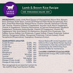 Natural Balance Natural Balance Limited Ingredient Lamb & Brown Rice Large Breed Recipe Dry Dog Food, 26lb