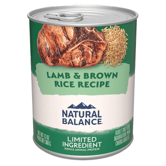 Natural Balance Natural Balance Limited Ingredient Lamb & Brown Rice Recipe Canned Dog Food