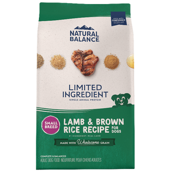 Natural Balance Natural Balance Limited Ingredient Lamb & Brown Rice Small Breed Recipe Dry Dog Food