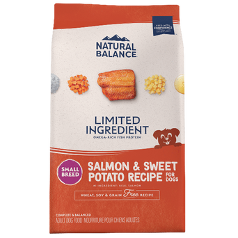 Natural Balance Natural Balance Limited Ingredient Salmon & Sweet Potato Small Breed Recipe Dry Dog Food, 12lb