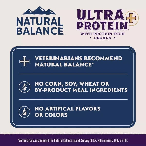 Natural Balance Natural Balance Original Ultra Protein+ Immune and Digestive Health Real Chicken & Chicken Meal Recipe Dry Cat Food