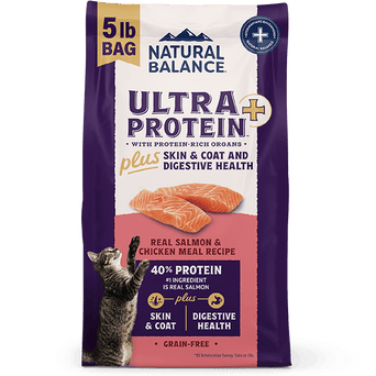 Natural Balance Natural Balance Original Ultra Protein+ Skin & Coat and Digestive Health, Real Salmon & Chicken Meal Recipe Dry Cat Food