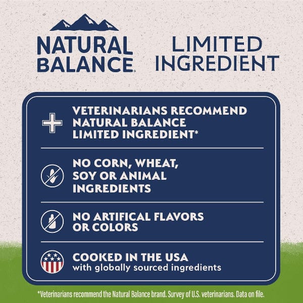 Natural Balance Natural Balance Plant Powered Vegetarian Recipe Dry Dog Food, 24lb