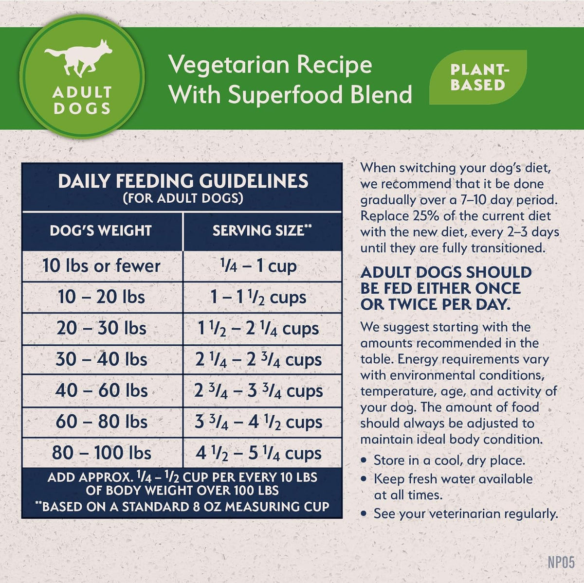 Natural Balance Natural Balance Plant Powered Vegetarian Recipe Dry Dog Food, 24lb