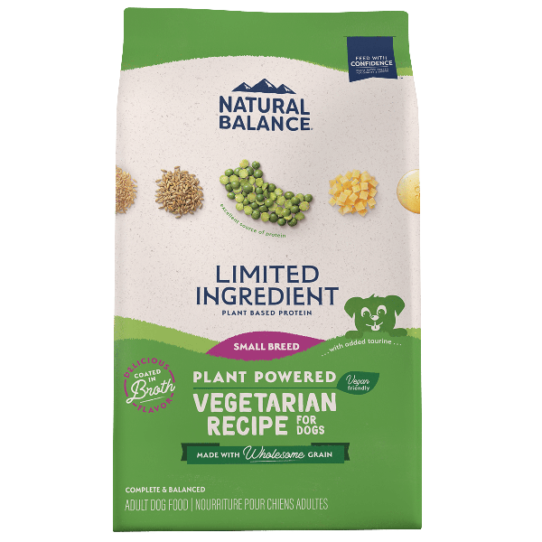 Natural Balance Limited Ingredient Vegetarian Recipe Small Breed Dry Dog Food 12 lb
