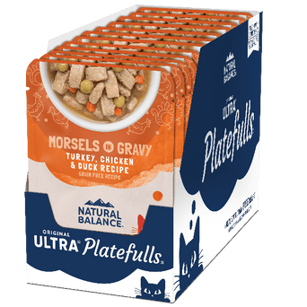 Natural Balance Natural Balance Platefulls Duck, Chicken, & Pumpkin Recipe Morsels in Gravy Cat Food Pouches