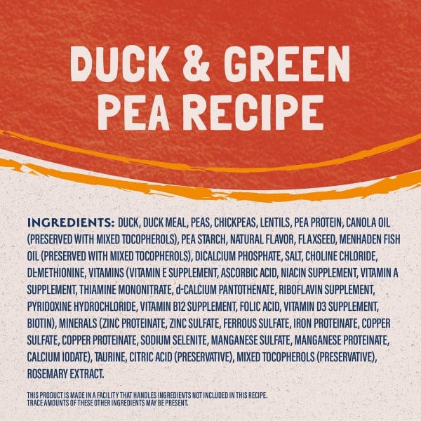Natural Balance Natural Balance Reserve Grain Free Duck & Green Pea Recipe Dry Cat Food