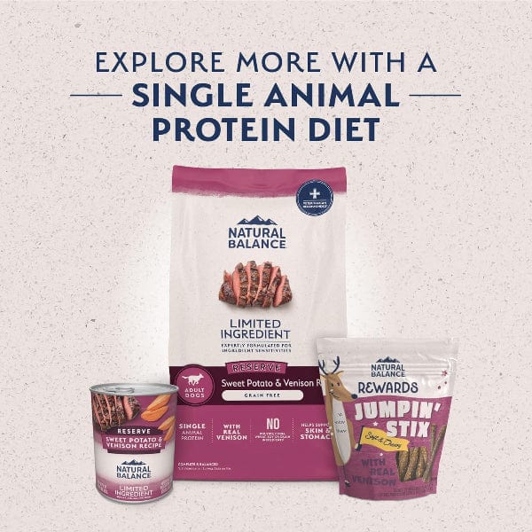 Natural Balance LID Sweet Potato & Salmon Dog Food - Grain-Free Wet Canned Food For Sensitive Stomachs