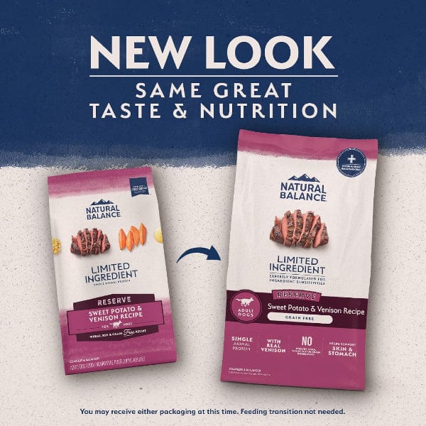 Natural Balance Natural Balance Reserve Grain Free Sweet Potato & Venison Recipe Dry Dog Food
