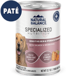 Natural Balance Natural Balance Specialized Nutrition Sensitive Skin & Stomach Pate Canned Dog Food