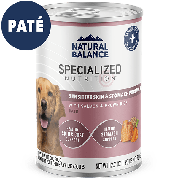 Natural Balance Natural Balance Specialized Nutrition Sensitive Skin & Stomach Pate Canned Dog Food