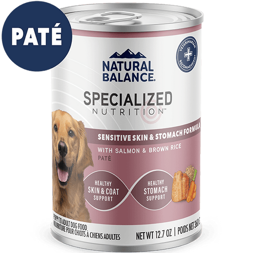 Natural Balance Specialized Nutrition Sensitive Skin & Stomach Pate Canned Dog Food