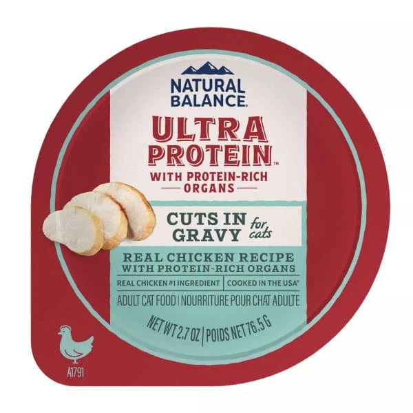 Natural Balance Natural Balance Ultra Protein Real Chicken Recipe With Protein-Rich Organs Cuts in Gravy Cat Food