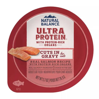 Natural Balance Natural Balance Ultra Protein Real Salmon Recipe With Protein-Rich Organs Cuts in Gravy Cat Food