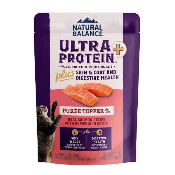 Natural Balance Natural Balance Ultra Protein+ Skin & Coat and Digestive Health Real Salmon with Pumpkin Puree Topper Recipe