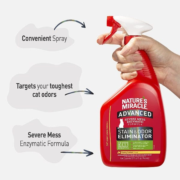 Nature's Miracle Advanced Stain and Odor Eliminator for Cats