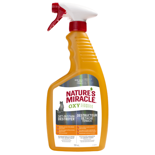 Nature's miracle oxy formula top stain & odor remover