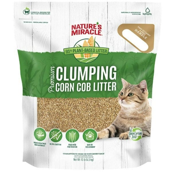 Nature's Miracle Premium Clumping Corn Cob Litter – Petland Canada
