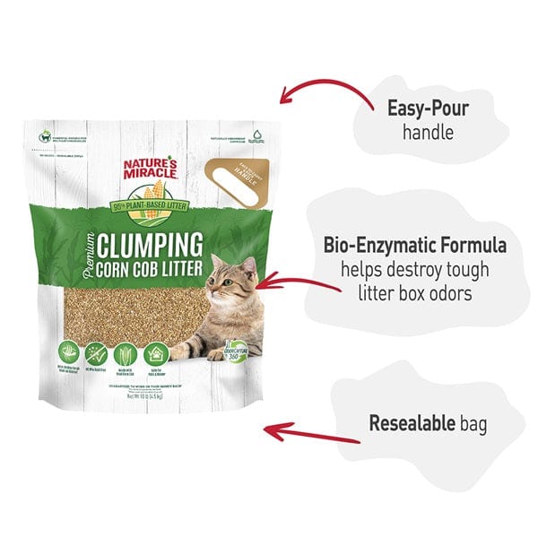Nature's Miracle Nature's Miracle Premium Clumping Corn Cob Litter