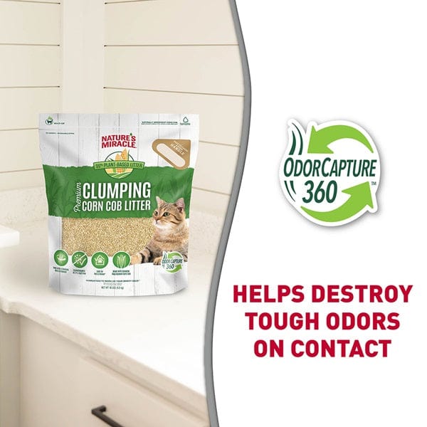 Nature's Miracle Premium Clumping Corn Cob Litter – Petland Canada