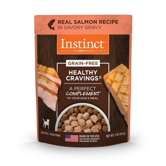 Nature's Variety Instinct Healthy Cravings Real Salmon Recipe Dog Food Pouches