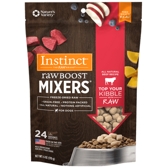 Nature's Variety Instinct Raw Boost Mixers All Natural Beef Recipe Dog Food Topper