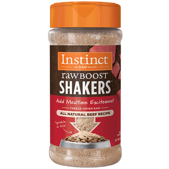 Nature's Variety Instinct Raw Boost Shakers Beef Recipe Dog Food Topper