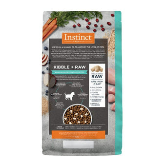 Nature's Variety Instinct Raw Boost Whole Grain Real Chicken & Brown Rice Puppy Recipe Dry Food, 3.5lb