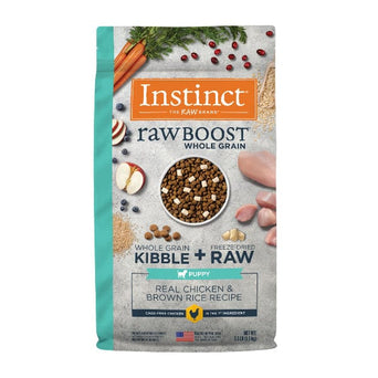Nature's Variety Instinct Raw Boost Whole Grain Real Chicken & Brown Rice Puppy Recipe Dry Food, 3.5lb