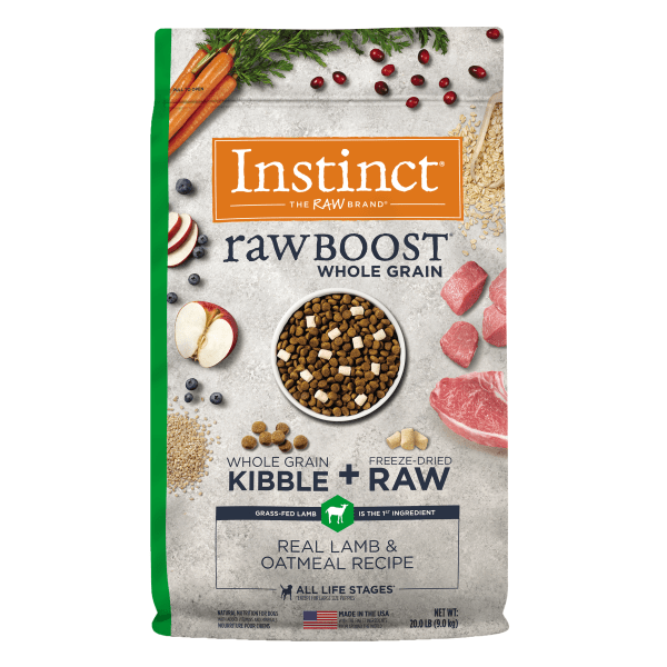 Instinct raw dog food ingredients hot sale
