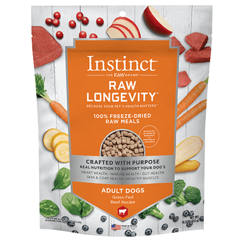 Nature's Variety Instinct Raw Longevity Beef 100% Freeze Dried Dog Food