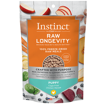 Nature's Variety Instinct Raw Longevity Chicken Recipe 100% Freeze Dried Puppy Food