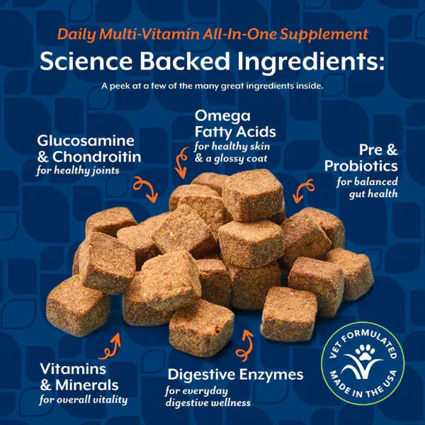 NaturVet NaturVet Daily Multi-Vitamin Soft Chews For Dogs