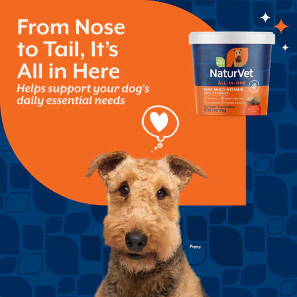 NaturVet NaturVet Daily Multi-Vitamin Soft Chews For Dogs