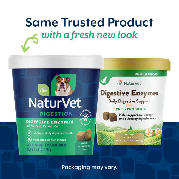 NaturVet NaturVet Digestive Enzymes Plus Prebiotics & Probiotics Soft Chews for Dogs