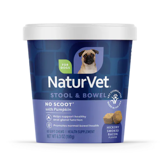 NaturVet No Scoot Plus Pumpkin Soft Chews For Dogs