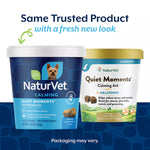 NaturVet NaturVet Quiet Moments Calming Aid Plus Melatonin Soft Chews For Dogs