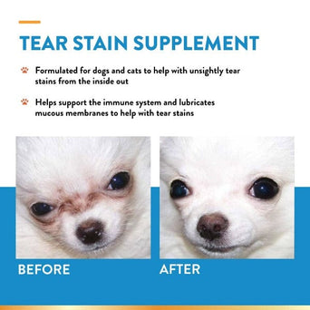 NaturVet NaturVet Tear Stain Supplement with Lutein Soft Chews For Dogs & Cats