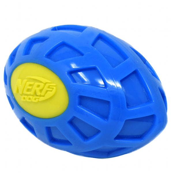 Nerf dog squeaker football deals