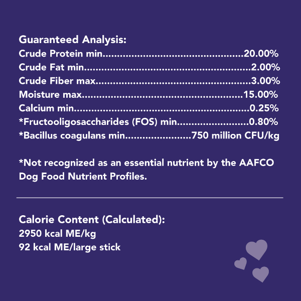 NPIC Get Naked Digestive Health Dog Dental Chew Sticks