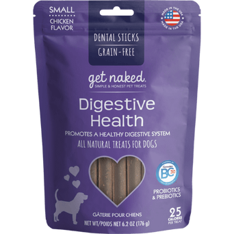 NPIC Get Naked Digestive Health Dog Dental Chew Sticks