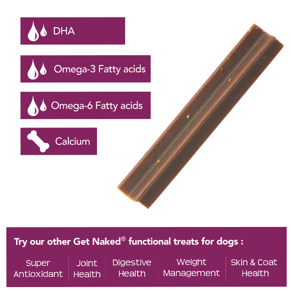 NPIC Get Naked Puppy Health Small Dental Chew Sticks