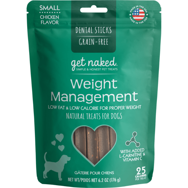 NPIC Get Naked Weight Management Small Dental Chew Sticks